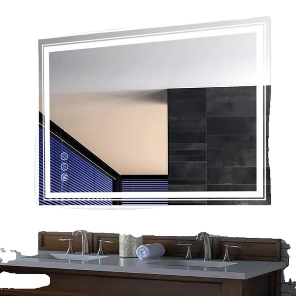 Bakbelyst badrumsspegel, extra stor storlek, anti-imma funktion, 28x36 tum 28x36 inch