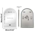 Miniatyrbild 2 av 4: LED Badrumsspegel, Dimbar Belysning, Antimoln Funktion, Smart Tidsvisning