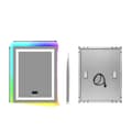 Miniatyrbild 1 av 2: LED Badrumsspegel, Anti-Dimma, RGB Bakgrundsbelysning,Torg