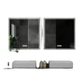 Miniatyrbild 1 av 2: LED-belyst badrumsspegel, touchsensor, justerbar ljusstyrka,70 cm (28 tum)