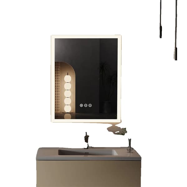 LED Badrumsspegel, Touchsensor, Dimbar Belysning,40x50 cm (16x20 tum)