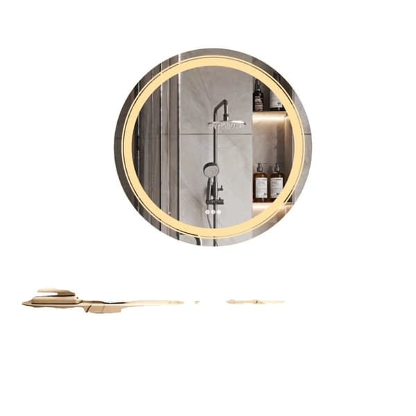 LED-belyst badrumsspegel, modern design, touchsensor-kontroll,36 tum
