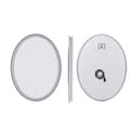 Miniatyrbild 1 av 2: Ultra Bright Oval LED Badrumsspegel, Touch Sensor Kontroll, Anti-Dim Funktion,23.6x31.5 i