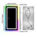 Miniatyrbild 2 av 2: LED Badrumsspegel, Anti-Dim Funktion, Framsidesbelyst Design,120x60cm