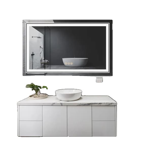 LED Badrumsspegel, Vattentät, Helspegel, 105x50cm (42x20tum)