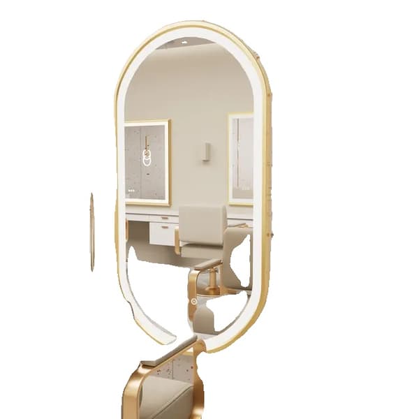 Badrumsspegel, LED-belysning, Anti-imma teknologi, 48x24 tum