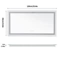 Miniatyrbild 2 av 2: Badrumsspegel, LED-belysning, Anti-imma teknologi, 39,4x23,6 tum