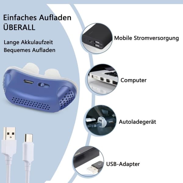 Snorkesnapper, elektrisk snorkeudstyr, justerbar og åndbar