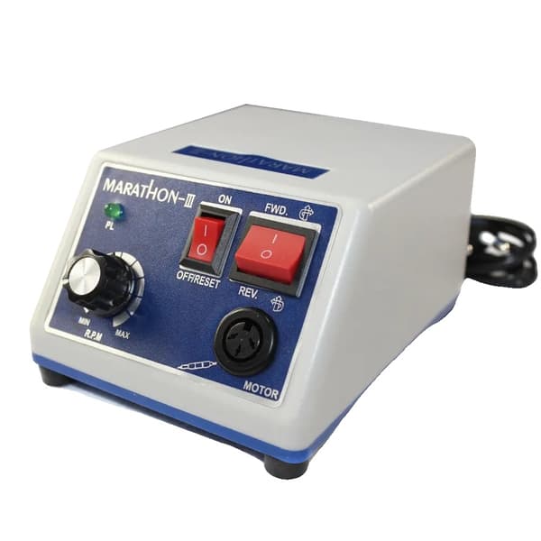 Dental Marathon Micromotor, 0-35.000 RPM, Kompakt Kontrolboks,Hvid