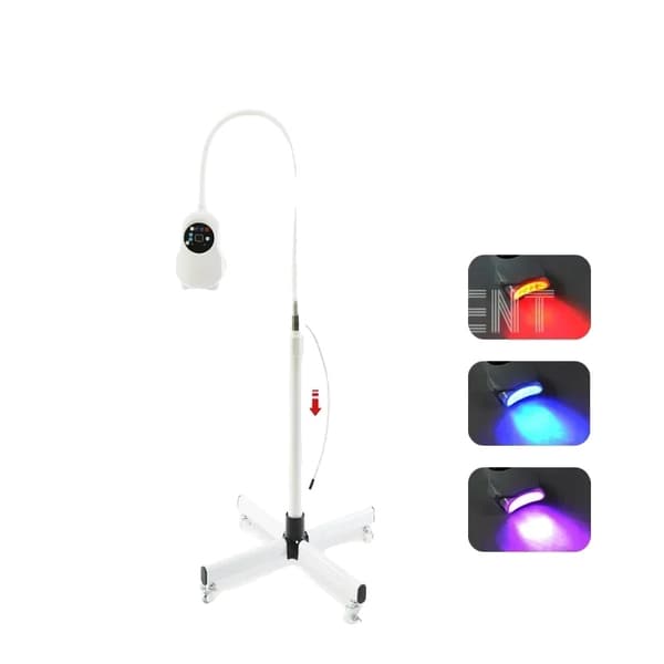 Tandblekningslampa, Justerbar Höjd, Tre LED-ljusslägen,3 Läge