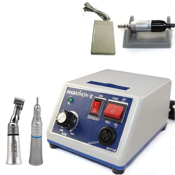 Dental Mikromotor, Høj Hastighed 0-35.000 RPM, Kompakt Design, Fodkontrol Betjening