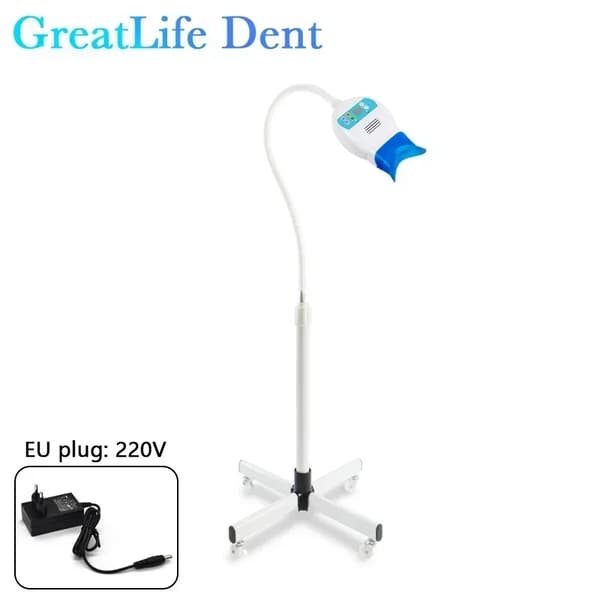 Tandblekningsmaskin, justerbar timer, hög effekt LED-lampa,1 läge EU-kontakt