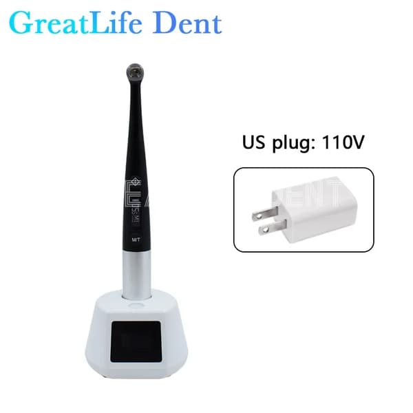 Dental hærdelys, 3000mW/cm² intensitet, 7 tilstande,110V USA stik