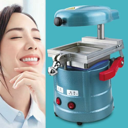 Tandläkarens vakuumformningsmaskin, 800W kraftfull motor, symmetrisk värmesystem, användarvänlig design