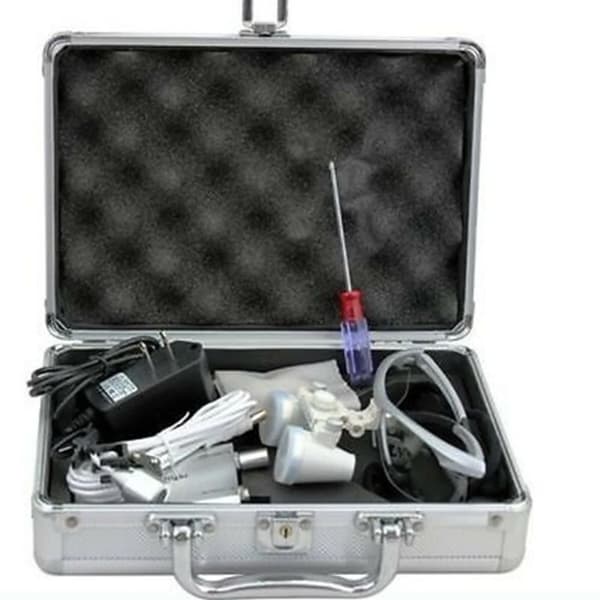Dental Louper, 3,5X forstørrelse, LED hovedlys,Sølv