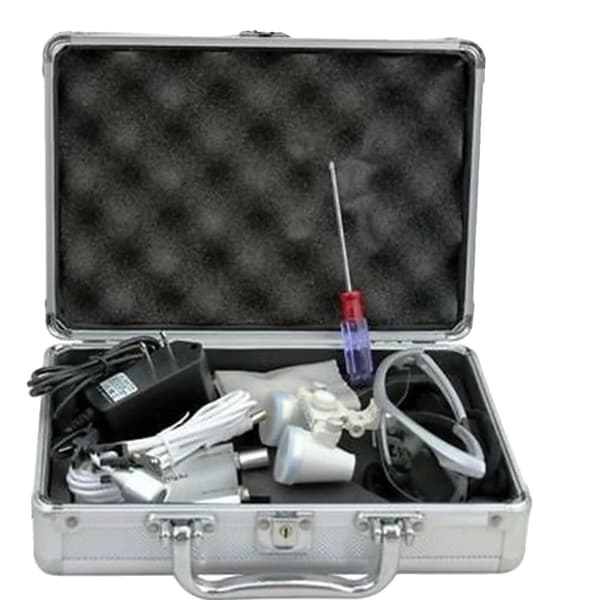 Dental Louper, 3,5X forstørrelse, LED hovedlys,Sølv