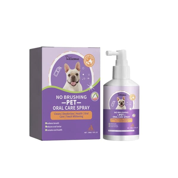 Pet Oral Care Spray, Puhdistaa, Deodoroi, Hammastahna,2kpl