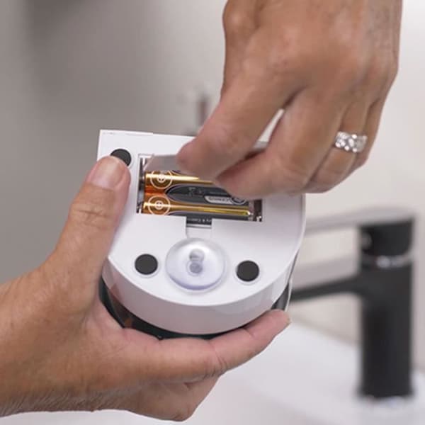 SHOP-STORY - DENTURES CLEANER: Vibrationsrengöringsbricka för tandproteser