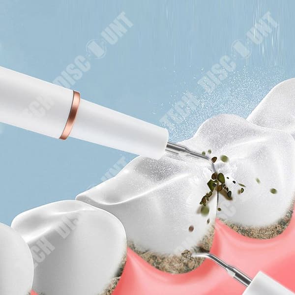 TD® Ultrasonic Tooth Cleaner Anti-Tartar Kit Smart Tandrengöring Anti-Tartar och Stain Kit med spegel