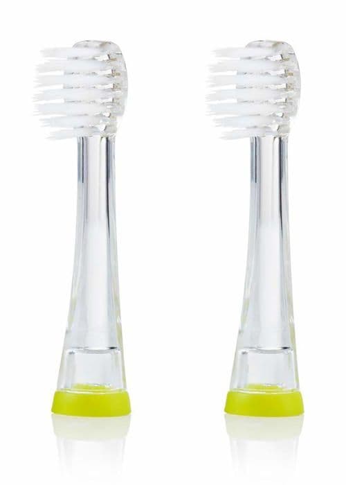 Rengöringsmedel för tandvårdsapparat Brush-baby Babyborste för KidzSonic sonisk tandborste, 2 st.