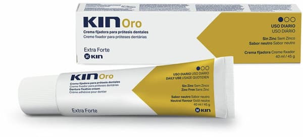 Denture Plate Fixing Cream Kin Kin Oro 40 ml Extra strong