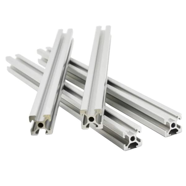 Alumiiniprofiili T-liitäntä, EU-standardin toimitus, CNC 3D-tulostimelle, 4 kpl 2020 hopea, 800 mm