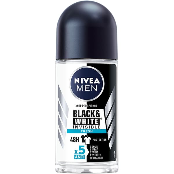 Nivea, MEN Invisible Black & White, 50 ml