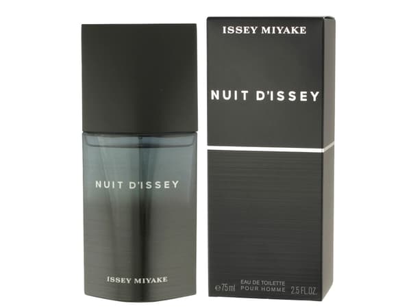 Issey Miyake Nuit d''Issey, Män, 75 ml, Engångsflaska, Bergamott, Grapefrukt, Svartpeppar, Läder, Kryddor, Vetiver, Trä, Rökelse, Patchouli, Tonkabön