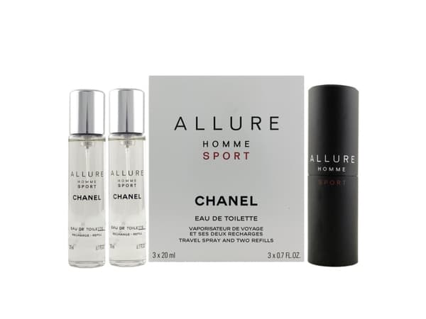 Chanel Allure Homme Sport Lahjasetti - Mies - 60 ml (2x Edt Spray Refill 20Ml/ 1 Edt Spray 20ML)