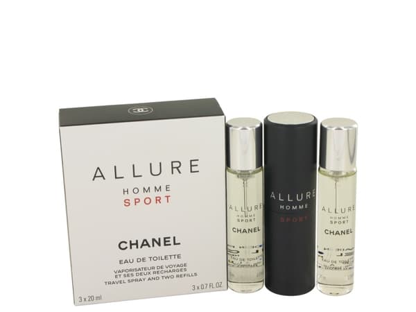 Chanel Allure Homme Sport Lahjasetti - Mies - 60 ml (2x Edt Spray Refill 20Ml/ 1 Edt Spray 20ML)