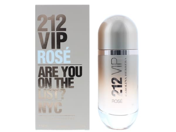Carolina Herrera 212 VIP Rosé, Kvinder, 80 ml, Ruusu, Ravfarvet, Musk, Amber,Musk, Spray, suihke
