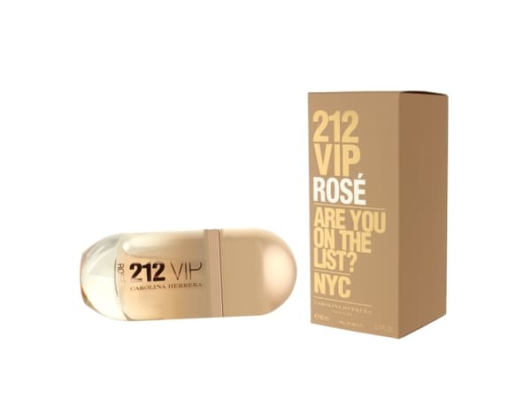 Carolina Herrera 212 VIP Rosé, Kvinder, 80 ml, Ruusu, Ravfarvet, Musk, Amber,Musk, Spray, suihke
