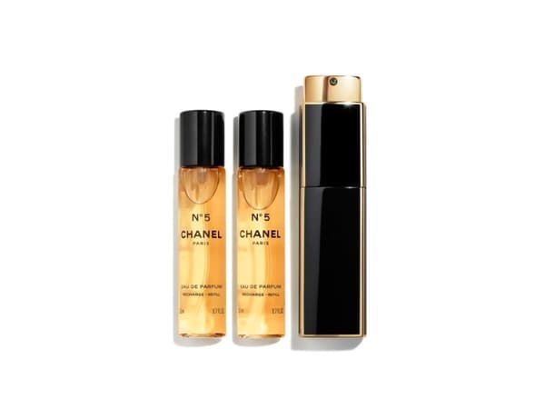 Chanel No 5 EDP 3x20ml emballasje + påfyll