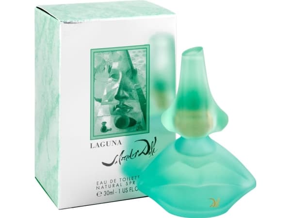 Salvador Dali Laguna, Kvinder, 30 ml, Ikke-genopfyldelig flaske, Spray, Alkohol denat, parfyme, vann, limonene, heksylkanel, linalool, kumarin, butyl
