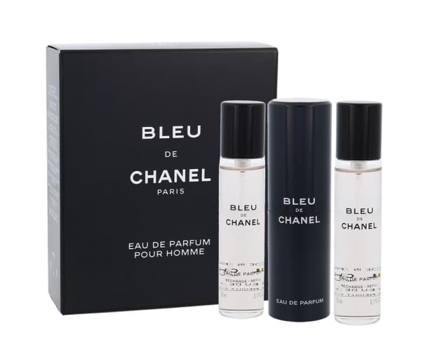 Chanel Bleu de Chanel Eau de Parfum EDP Refillable 20 ml + Eau De Parfum Refill 2 x 20 ml (man)