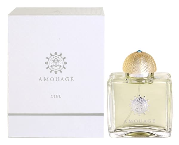 Amouage Ciel, Kvinna, 100 ml, Cyklamen, Viol (blad), Gardenia, Jasmin, Persika, Rosa, Näckros, Bärnsten, Cederträ, Rökelse, Mysk, Sandelträ, Spray