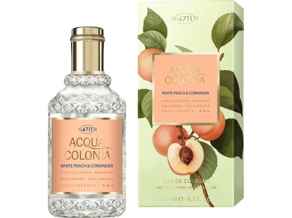 4711 Acqua Colonia hvit fersken og koriander Eau de Cologne 50 ml (unisex)