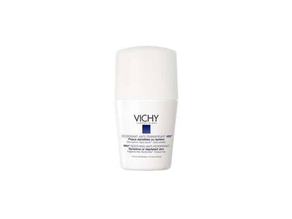 Vichy Antiperspirant roll-on for sensitiv hud eller etter hårfjerning 48t 50ml