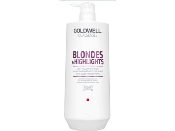 Goldwell DUALSENSES Blondiner & Highlights Anti Yellow Neutralizing shampoo for blondt hår 1000 ml
