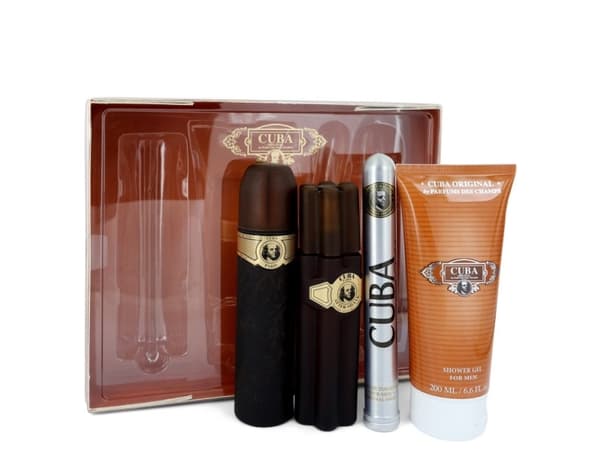 Cuba Paris for menn EDT 100ml + EDT 35ml + Dusjgelé 200ml + Aftershave 100ml