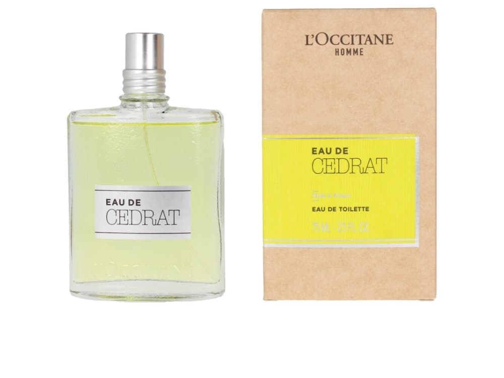 L''Occitane Cédrat, Menn, 75 ml, ALCOHOL - AQUA/WATER - PARFUM/FRAGRANCE - LIMONENE - CITRUS MEDICA VULGARIS PEEL OIL - ETHYLHEXYL..., 1 stykker