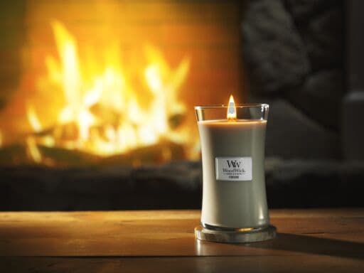 WoodWick 93106, Andre, Grå, Rav, Musc Parfyme ? menn, Vetiver, 1 stykker