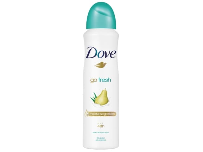 Dove Antiperspirant Go Fresh Spray Pear & Aloe Vera 150ml