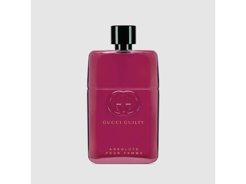 Gucci Guilty Absolute Pour Femme, Kvinner, 90 ml, Flaske uten gjenfyll, Bergamot, Blackberry, Brasiliansk peppertre, Rosa, Vetiver, Treverk, Ambra, P