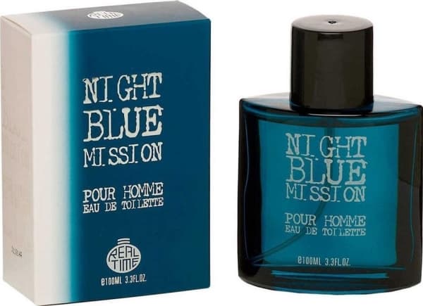 REAL TIME Night Blue Mission Pour Homme EDT 100ml