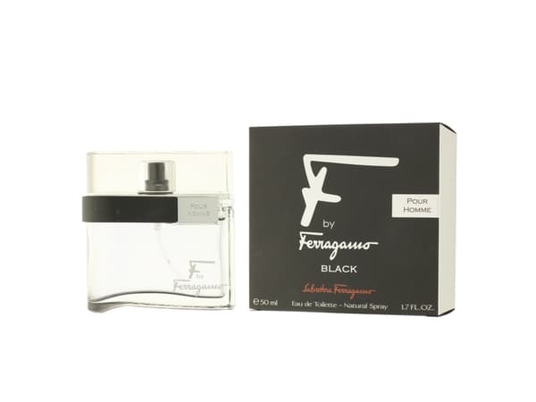 Salvatore Ferragamo F by Ferragamo Black Eau De Toilette 50 ml (man)