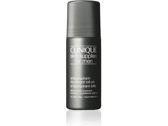 Clinique For Men Roll On Anti-Perspirant, Miehet, Antiperspirantti, Roll on deodorantti, 75 ml, Universal, Water\Aqua\Eau, Aluminium Chlorohydrate, C