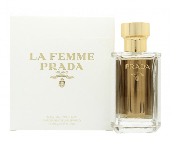 Prada La Femme, Kvinnor, 35 ml, Engångsflaska, Spray, ALCOHOL DENAT., AQUA (VATTEN), PARFUM (FRAGRANS), BENZYL SALICYLATE LINALOOL, ETHYLHEXYL...