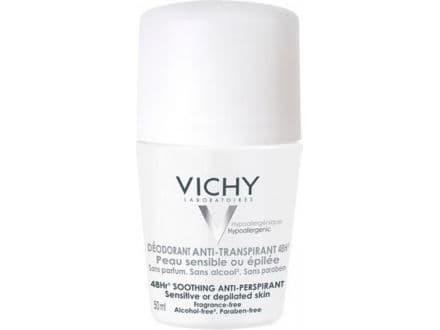 Vichy Roll-on Antiperspirant for sensitive skin or after epilation 48h 50ml