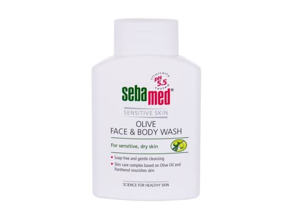 Sebamed SEBAMED_Sensitive Skin Olive Face Body Wash oliwkowa emulsja do mycia twarzy i ciała 200ml